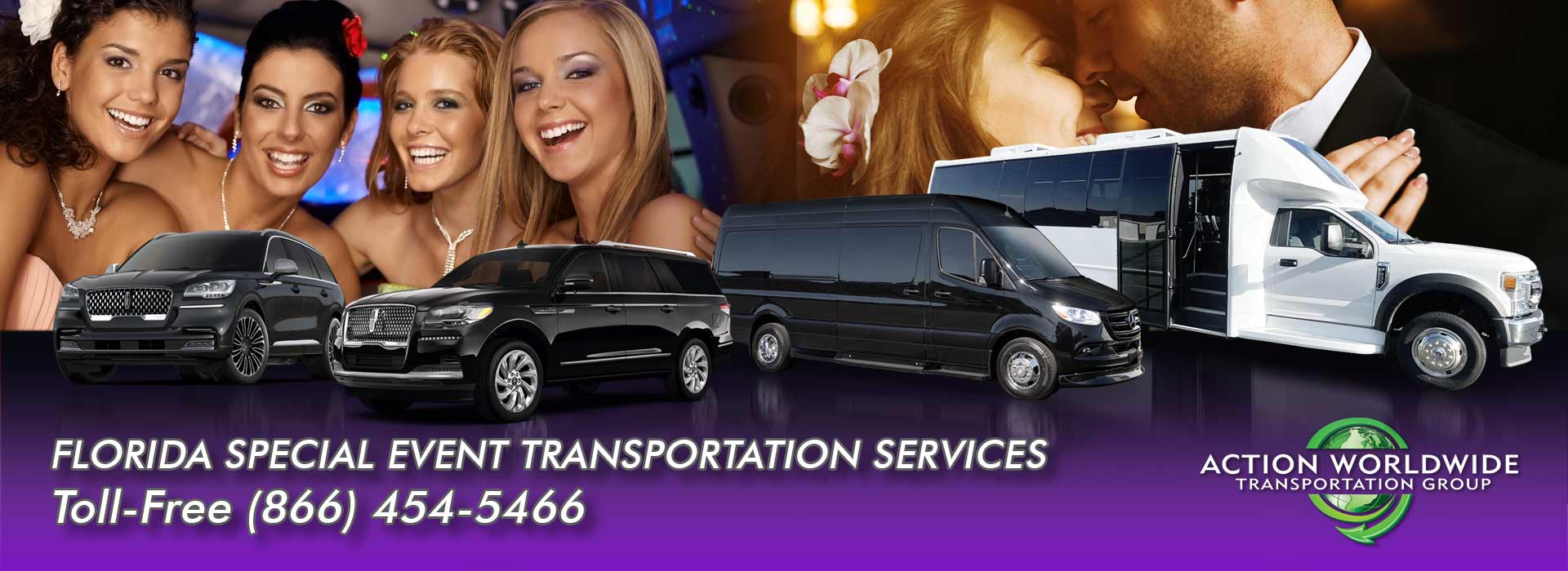 Florida Special Event Limo Services, Special Occasion Transportation